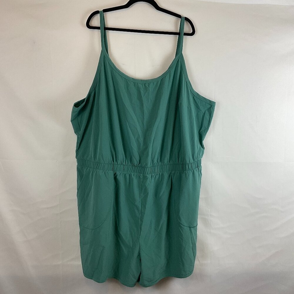 torrid Green Sleeveless Romper